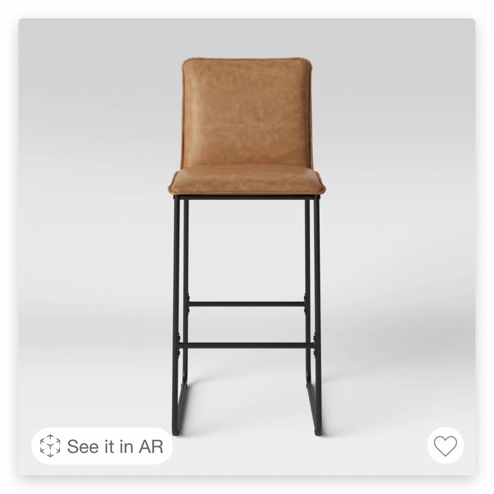 Brand new target brown bar stool